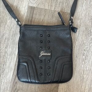 Guess Black Studded Crossbody Bag